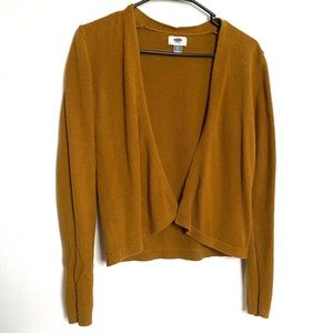 Old Navy mustard cardigan